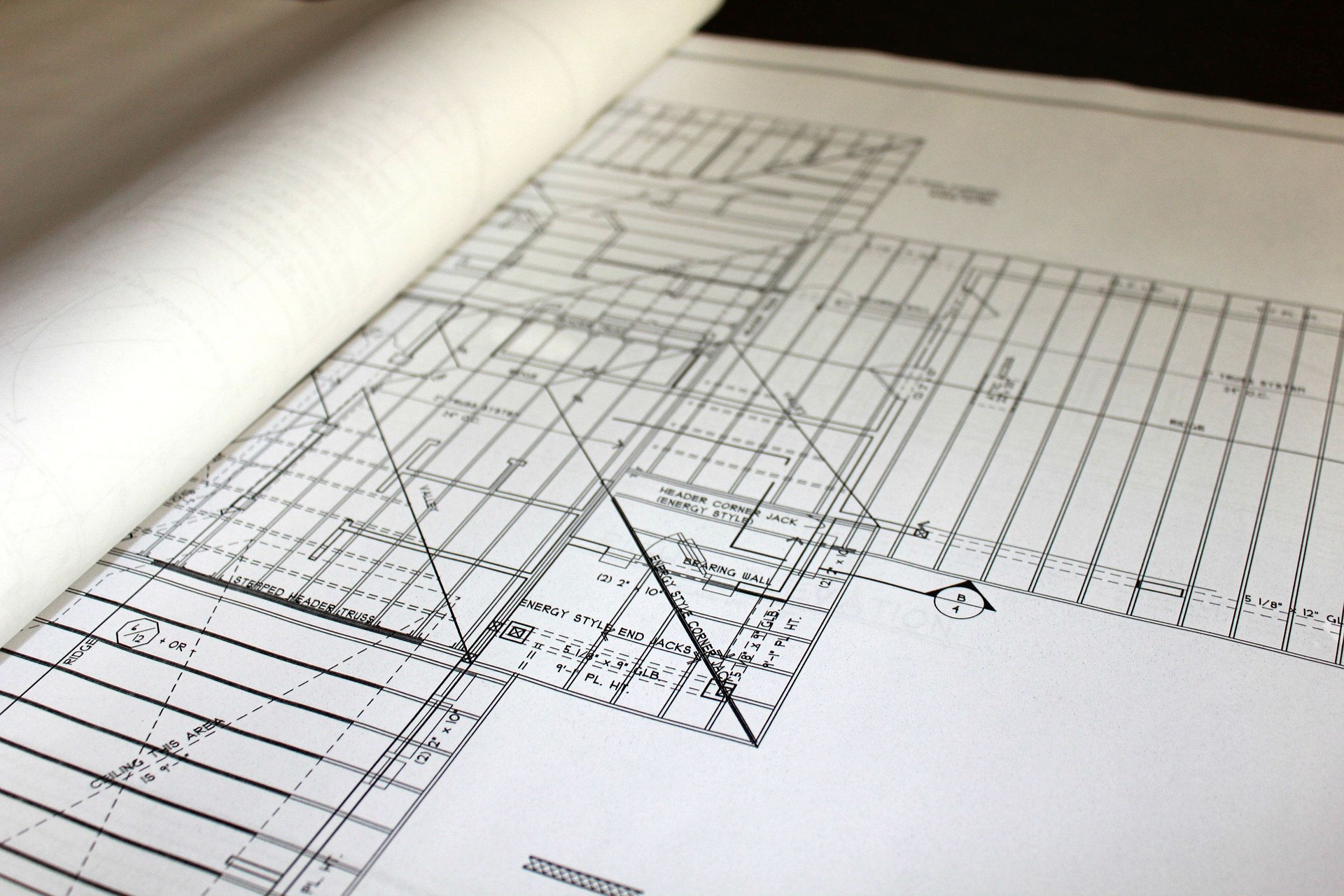 Modern commercial building construction